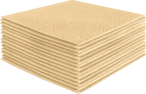 Miniatura 226 de FabricLA Hojas de fieltro acrílico para manualidades, cuadrados de fieltro precortados suaves de 4 x 4 pulgadas (3.9 in x 3.9 in), utiliza hojas