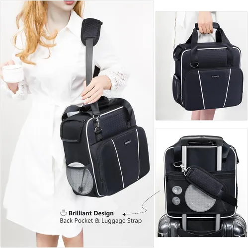 Miniatura 4 de BAGSPRITE Bolsa de viaje para cafetera, compatible con Keurig K-Mini o K-Mini Plus, funda de transporte para cafetera de una sola porción