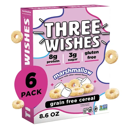 Miniatura 10 de Three Wishes Cereal Sin Granos y Con Proteína - Cereal de Desayuno Saludable, Bajo en Azúcar y Sin Gluten - Bajo en Carbohidratos, a Base
