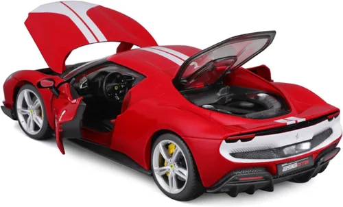 Miniatura 3 de Maisto 1:18 Race & Play Ferrari 296 GTB Assetto Fiorano Rojo