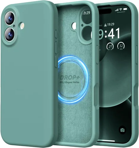 Miniatura 48 de LOVE 3000 Compatible con Funda para iPhone 15, [Cámara de Cobertura Completa de Silicona Suave] [Protección contra Caídas de 8 pies], Forro de Negro