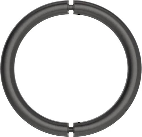 Miniatura 12 de BRIXWELL HC-6BTB-ACP - Manija de puerta de ducha de estilo circular de centro a centro de 6 pulgadas, montaje trasero con cobre antiguo