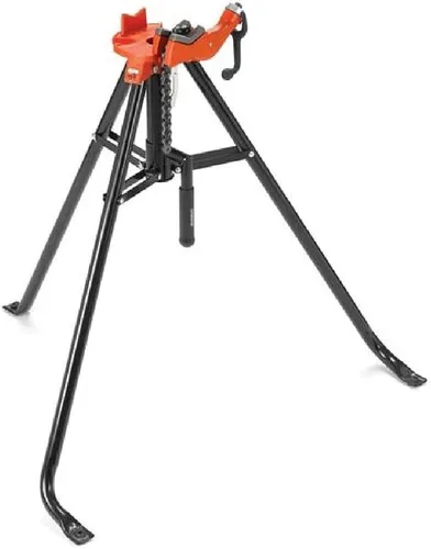 Miniatura 3 de RIDGID 16703 Modelo 425 Tristand - Tornillo de cadena portátil con patas plegables integradas y bandeja de herramientas, trípode de tornillo