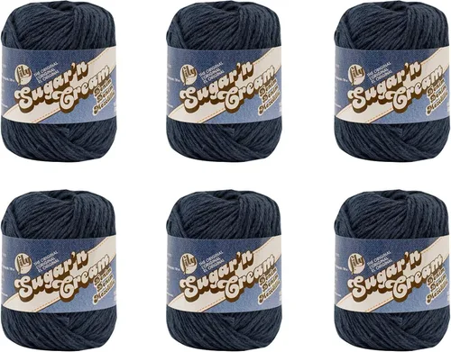 Miniatura 42 de Lily Sugar'N Cream - Ovillo de camuflaje rosa de gran tamaño, paquete de 6 unidades de 3.00 oz/3 onzas, algodón, 4 medianos (peinado), 150 yardas