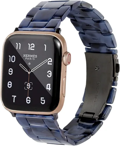 Miniatura 9 de HOPO Compatible With Apple Watch Band Thin Lightweight Resin Strap Bracelet Fashion Wristband Replacement For iWatch Bands Series Ultra 11 10 9 8 7