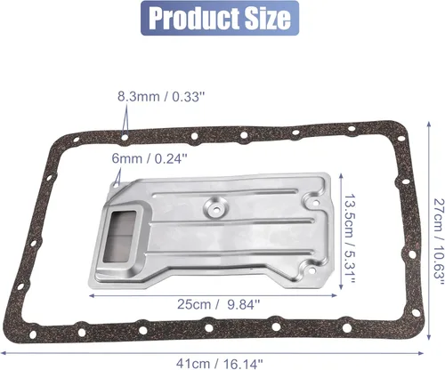 Miniatura 7 de X AUTOHAUX 1 juego 83504032K 25174469 58936 Kit de juntas de cárter de aceite para Jeep Cherokee XJ AW-4 modelos 1987-2001