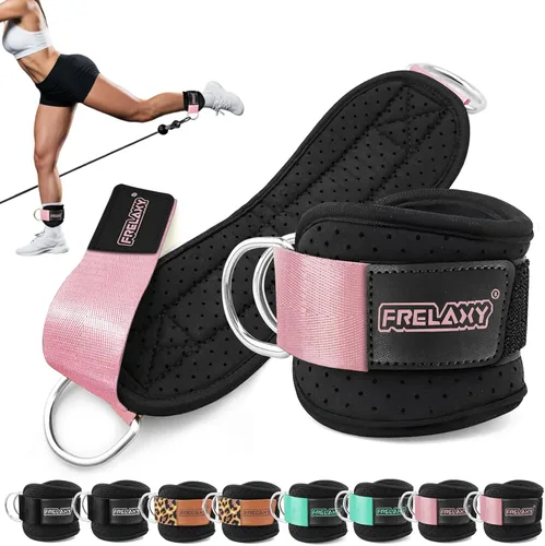 Miniatura 9 de Frelaxy Correas para Tobillo para Máquina de Cable – Correas para Piernas Cómodas y Duraderas para Patadas Traseras, Entrenamientos de Glúteos