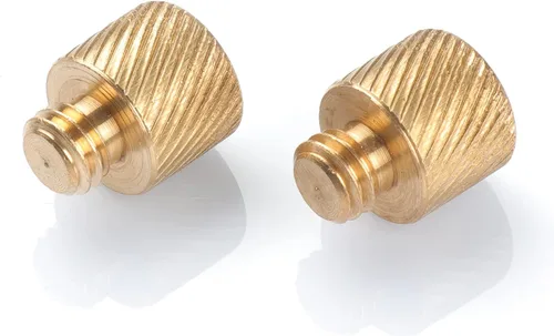 Miniatura 2 de MegaGear Kit de accesorios para cámara: trípode, monopie, compatible con cabeza esférica, construcción de metal duradero, chapado en amarillo
