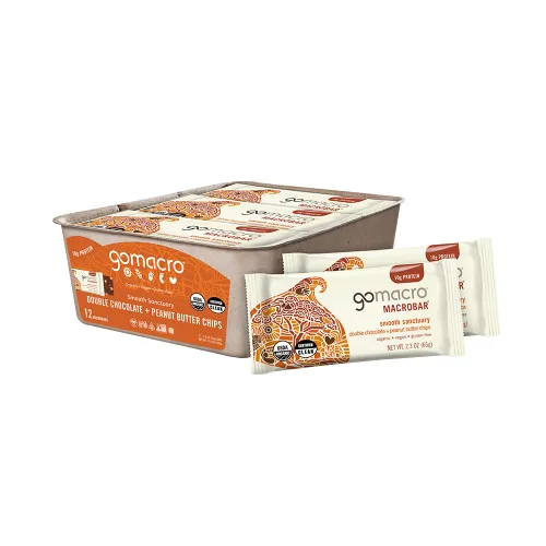 Miniatura 15 de Barritas de proteína GoMacro veganas y orgánicas