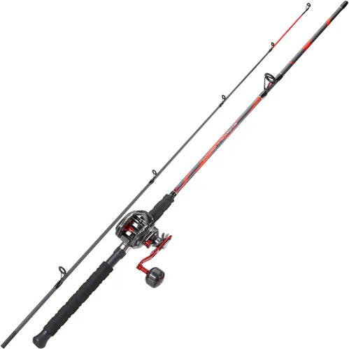 Miniatura 2 de Sougayilang Combo de Caña y Carrete Baitcaster, Caña de Pescar Compuesta de Carbono y Vidrio de 7'0" con Carrete de Casting Tamaño 400, Asiento