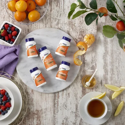 Miniatura 7 de NOW Foods Suplementos, BerryDophilus, desarrollado para adultos y niños con 10 cepas probióticas, extra fuerza, prueba de tensión, 50 masticables