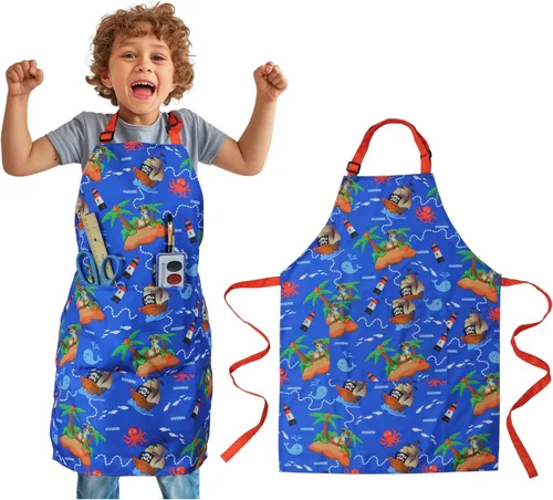 Miniatura 17 de Delantal para niños - cocina, jardinería, artista, pintura, limpieza, horneado, cerámica, chef, cocina, regalo para niños, niñas