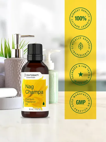 Miniatura 5 de Aceite aromático Horbäach Nag Champa 1 fl oz (30ml) Grado prémium para difusores, velas y fabricación de jabón, proyectos DIY y más