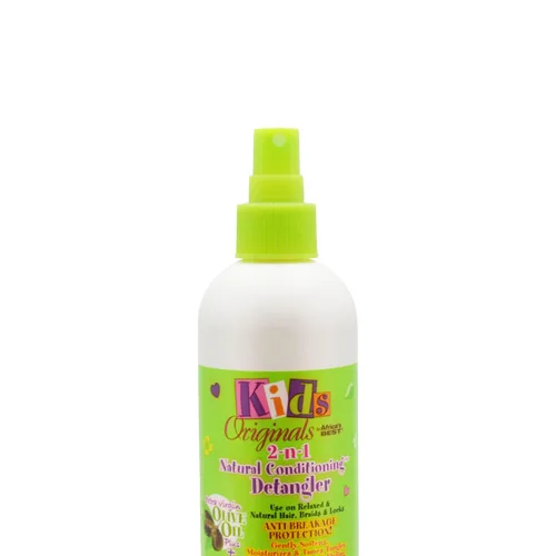 Miniatura 3 de Originals by Africa's Best Desenredante acondicionador natural 2-n-1 para niños, botella de 12 onzas, formulado con aceite de oliva virgen extra