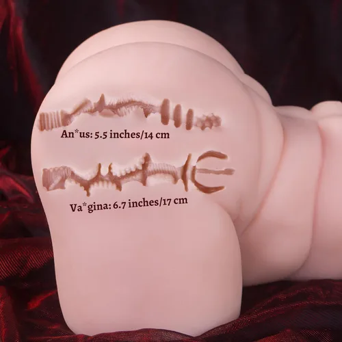 Miniatura 6 de Muñecas sexuales realistas de 10.6 libras para hombres, masturbador masculino con vaginal anal, trasero de bolsillo suave para sexo, coño