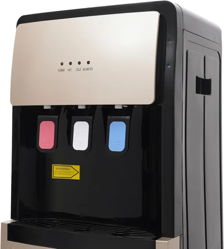 Miniatura 6 de Dispensador de enfriador de agua 3 en 1, dispensador de agua de pie de carga inferior para botellas de 5 galones, dispensador de agua fría y champán