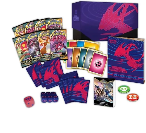 Miniatura 2 de Pokémon TCG: Caja de Entrenador Élite Espada y Escudo Oscuridad Incandescente, Multicolor