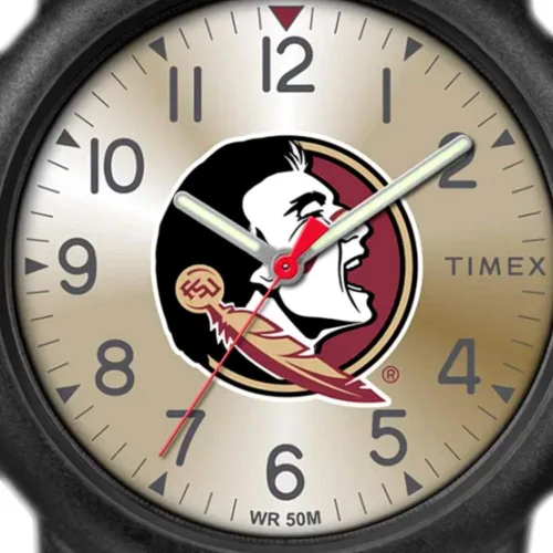 Miniatura 2 de Timex Reloj unisex Collegiate Recruit de 1.496 pulgadas, Michigan Wolverines con correa de tela negra, Negro