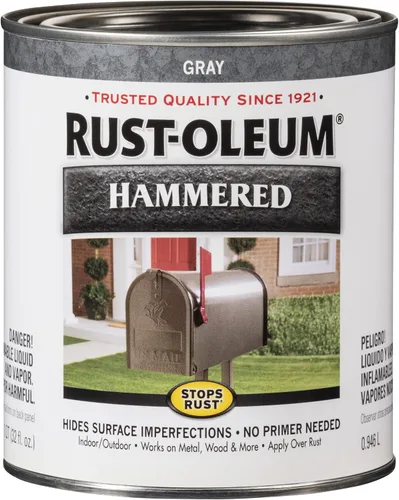 Miniatura 20 de Pintura para acabado de metal Rust-Oleum Hammered, 1 cuarto de galón, 7215502