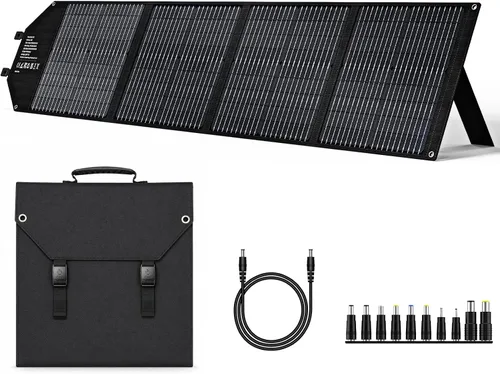 Miniatura 10 de Cargador de Panel Solar Portátil de 40W, Panel Solar Plegable para Estación de Energía Portátil, iPhone, iPad, Laptop, Paneles Solares de Camping