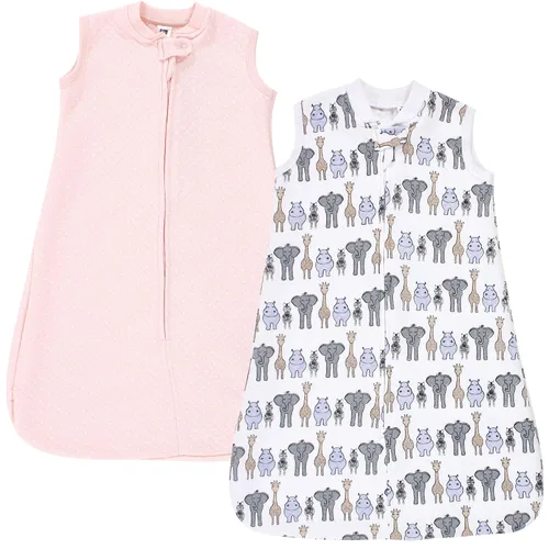 Miniatura 4 de Hudson Baby Saco de dormir unisex sin mangas acolchado de alta calidad y manta portátil, oso alce, 12-18 meses