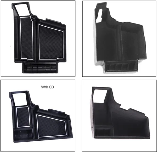 Miniatura 4 de Bandeja de almacenamiento para reposabrazos de automóvil, bandeja para consola central de accesorios de automóvil (color Xc40 Flocado)