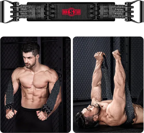 Miniatura 8 de INNSTAR Asas de Cable para Equipo de Gimnasio, Mangos de Banda de Resistencia con Empuñaduras de Núcleo Sólido de ABS, Mango de Cable en D, Asas