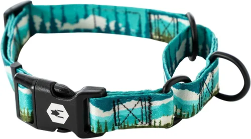Miniatura 32 de Wolfgang - Collar de perro Martingala resistente con hebilla de nailon de liberación rápida para caminar y entrenar, estampado NewMoon, mediano