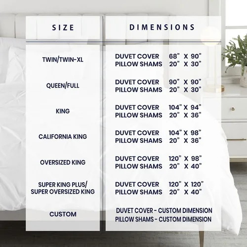 Miniatura 3 de Kotton Culture 1 Pc Twin/Twin XL Size Pinch Pleated - Pintuck Duvet Cover Only - 100% Egyptian Cotton Sateen -1000 TC Luxury Comforter Cover-Zipper