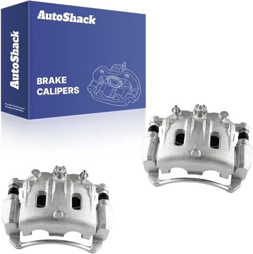 AutoShack - Juego de pinzas de freno delanteras con soporte de repuesto para Saturn Vue Pontiac Torrent Suzuki XL-7 Chevrolet Captiva Sport