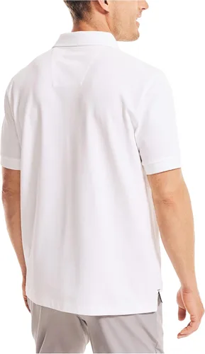 Miniatura 3 de Nautica Polo piqué de algodón elástico sólido para hombre