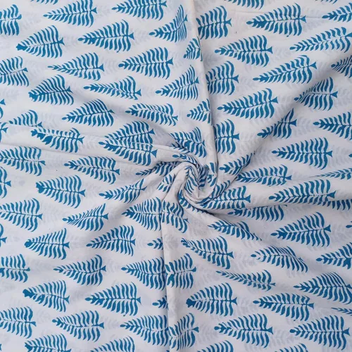 Miniatura 7 de E-Tailor® Tela india hecha a mano, étnica, 100% algodón, estampado de bloque a mano, natural, para confección, costura, manualidades, tapicería, por