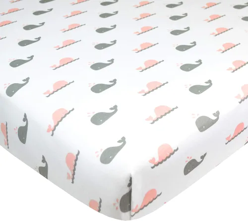 Miniatura 13 de American Baby Company - Sábana bajera ajustable de tejido de punto suave y transpirable 100% algodón, sábanas de practicuna, Área de juego portable