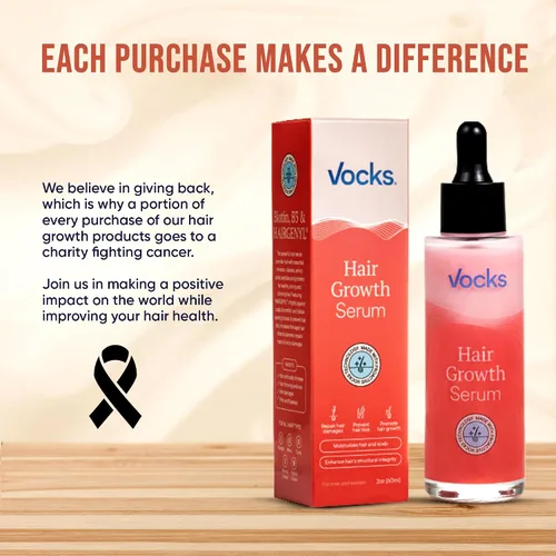 Miniatura 8 de Vocks Suero para el crecimiento del cabello para mujeres y hombres – Tratamiento antiadelgazamiento y pérdida de cabello – Tratamiento