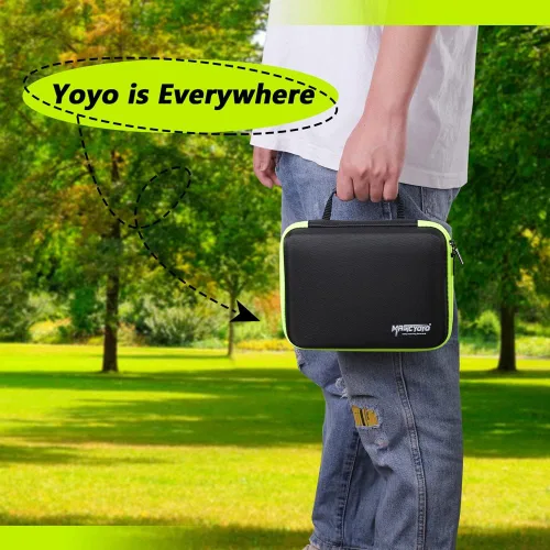 Miniatura 6 de MAGICYOYO Yoyo - Estuche de almacenamiento, bolsa de almacenamiento portátil Yoyo, bolsa de transporte para exteriores, accesorios de yoyo, 6