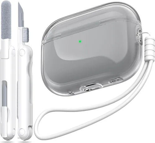 Miniatura 54 de Funda para Estuche de Airpods Pro de 2ª/1ª Generación, Compatible con Estuche de Airpods Pro de 2ª Gen Puerto de Carga USB C, Funda Suave