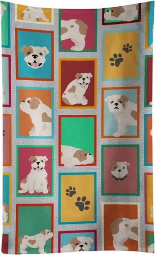 Miniatura 30 de Caroline's Treasures MLM1106KTWL Lots of Bichon Frise - Toalla de cocina para invitados, toalla de baño decorativa para cara, té, paño de cocina