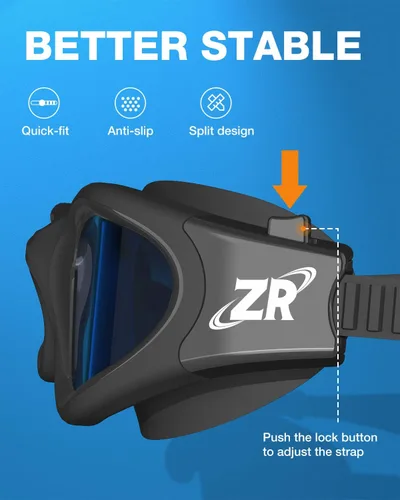 Miniatura 6 de ZIONOR G1 - Gafas de natación polarizadas unisex para mujeres adultas, antiniebla, 100% anti UV, gafas de buceo A5 (polarizado + humo)