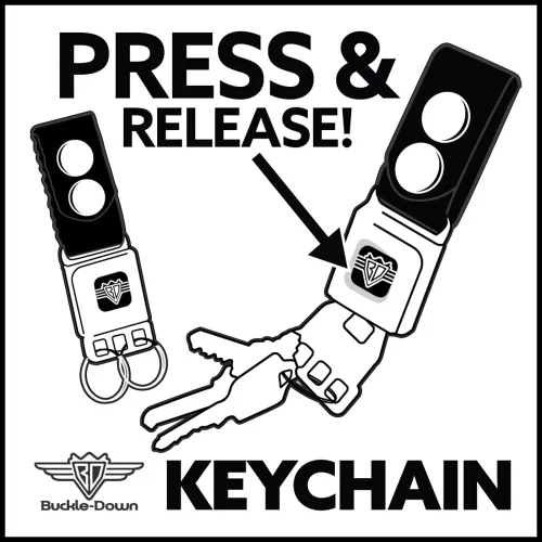 Miniatura 5 de Automotive Licensed Seatbelt Buckle Keychains