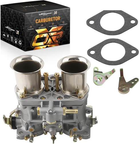 maXpeedingrods Carburador de 44 IDF para Volkswagen VW Beetle para Fiat para Porsche 44IDF Carburador de Carby de 2 barriles 2bbl con bocinas de aire