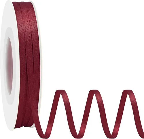 Miniatura 226 de 10 Classic Colors Double Face Satin Ribbon Set 1/8 Inch Polyester Ribbons for Gift Wrapping Fabric Ribbon for Crafts Flower Bouquet Arts Wedding
