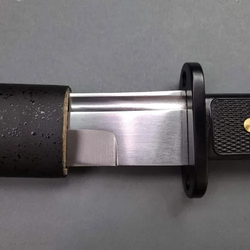Miniatura 5 de Musha Samurai Wakizashi táctico hecho a mano de 31 pulgadas con hoja de espiga completa de acero al carbono 1045. para colecciones