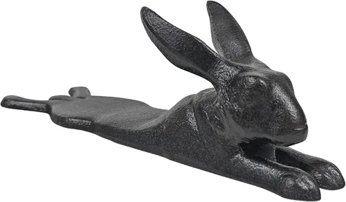 Miniatura 12 de Earl Diamond Topes de puerta de alta resistencia de hierro fundido lindos y fuertes con estatua de animal adorable en metal Detenidos de puerta