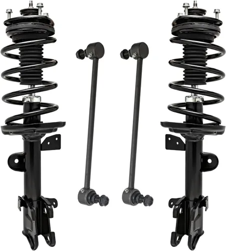 Miniatura 51 de Detroit Axle - Kit de 4 piezas RWD Puntales Delanteros Barras Estabilizadoras para Ford F-150 2021 2022 2023 2024, 2 Puntales con Resorte Helicoidal