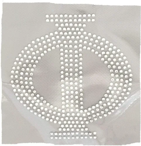 Miniatura 13 de Letras griegas, 4 pulgadas de alto, diamantes de imitación, transferencia termoadhesiva (alfa)