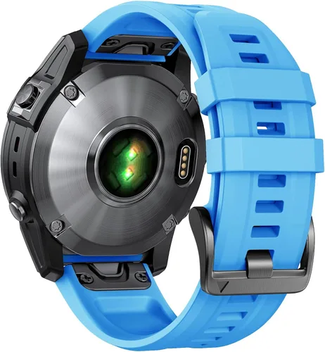Miniatura 16 de NotoCity Compatible con Fenix 7/Fenix 6/Fenix 5, banda de reloj de silicona QuickFit de 0.866 pulgadas para Fenix 8 1.772 pulgadas/Fenix 7 Pro/Fenix