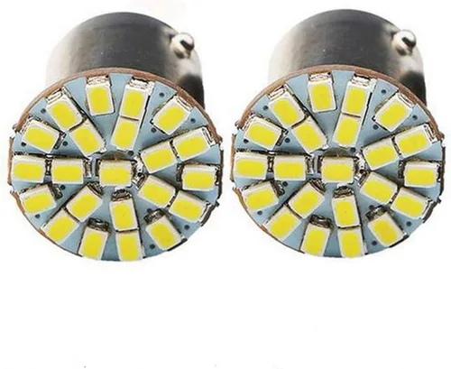 Best To Buy® Paquete de 12 bombillas LED marinas de repuesto de 5 W 1157 Ba15d #90 para lancha, RV, automóvil, paisaje 9-30 V (azul)
