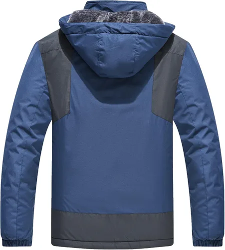 Miniatura 2 de Chaqueta de esquí de invierno para hombre, chaqueta de lluvia impermeable a prueba de viento