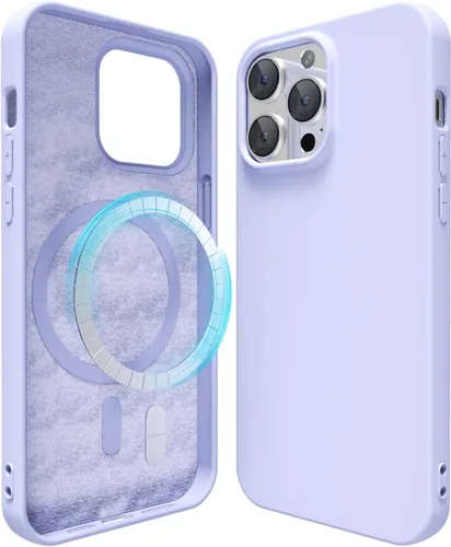 Miniatura 160 de oakxco Funda de silicona para iPhone 12 Pro Max, magnética, compatible con carga inalámbrica Magsafe, cubierta protectora de goma suave y delgada