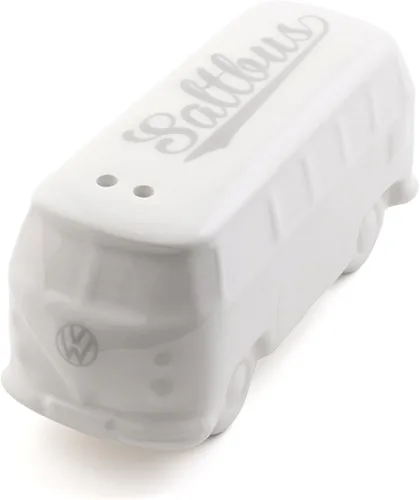Miniatura 3 de BRISA VW Collection - Salero y pimentero Volkswagen de cerámica con diseño de autobús T1 juego de 2 piezas (autobús clásico/blanco y negro)